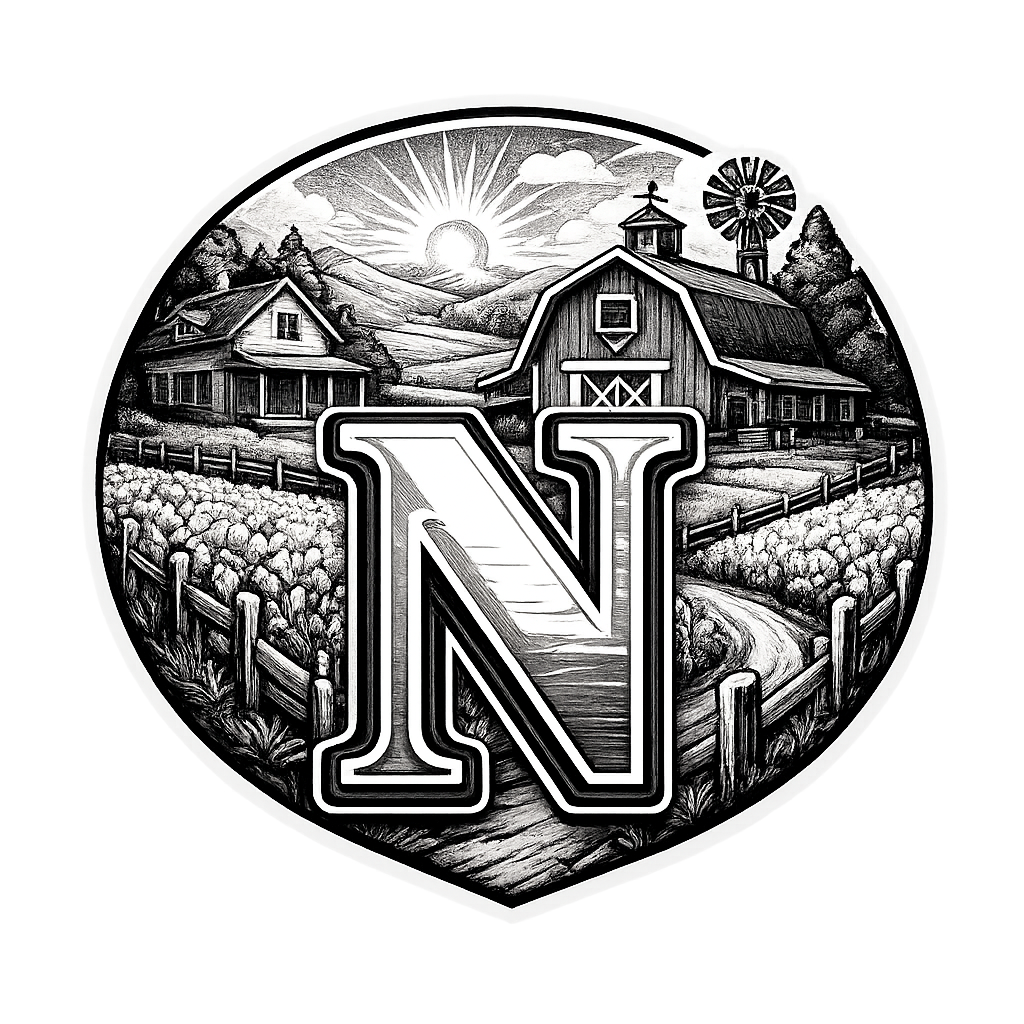 Homestead Icon With the Letter N